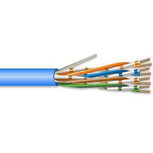 Superior Essex CAT6 Cable Indoor Plenum Blue 1000FT Pull Box