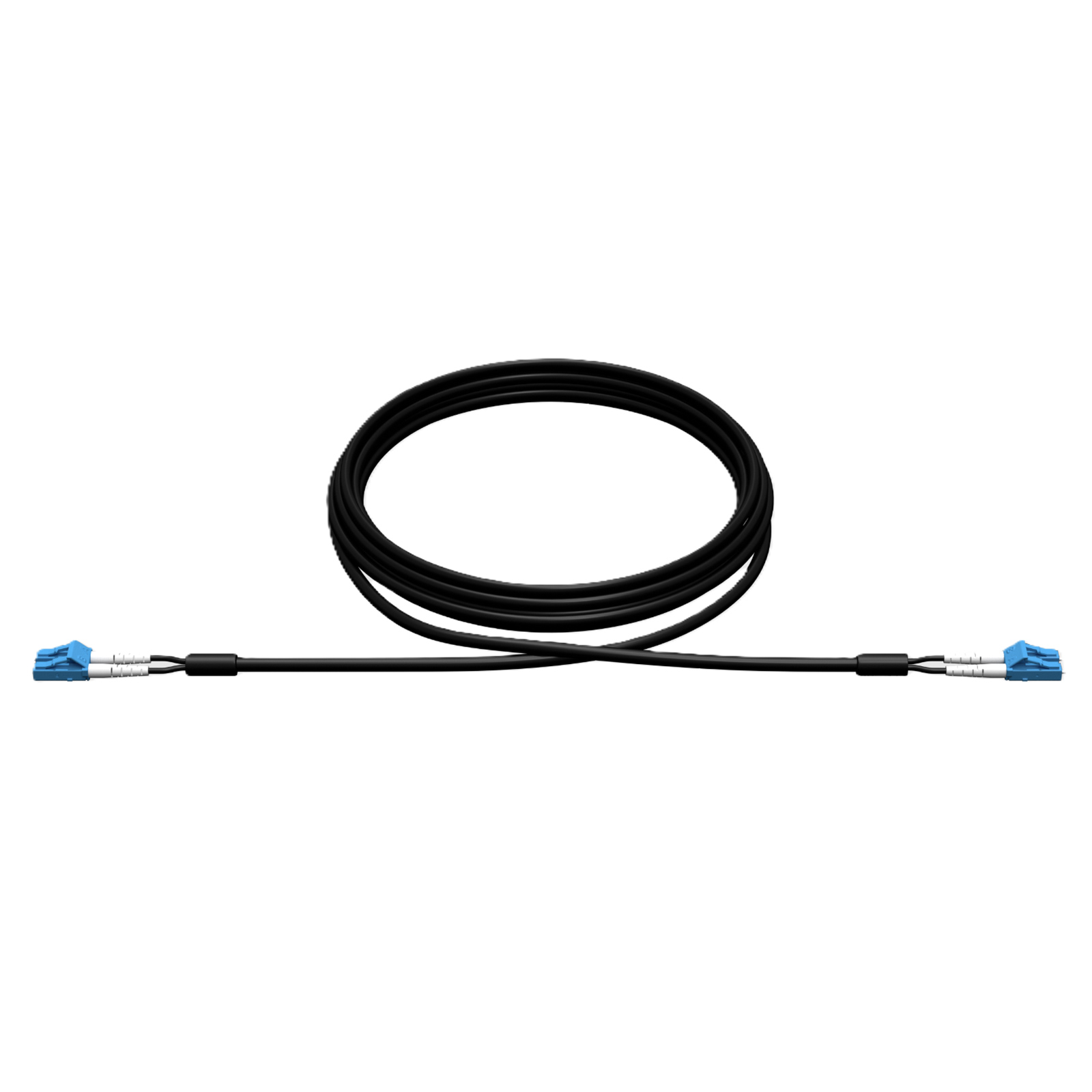 viaPhoton OFJ-2SMA-LCPLCU-9950-F15 Outdoor Fiber Jumper 2-Fiber 15FT