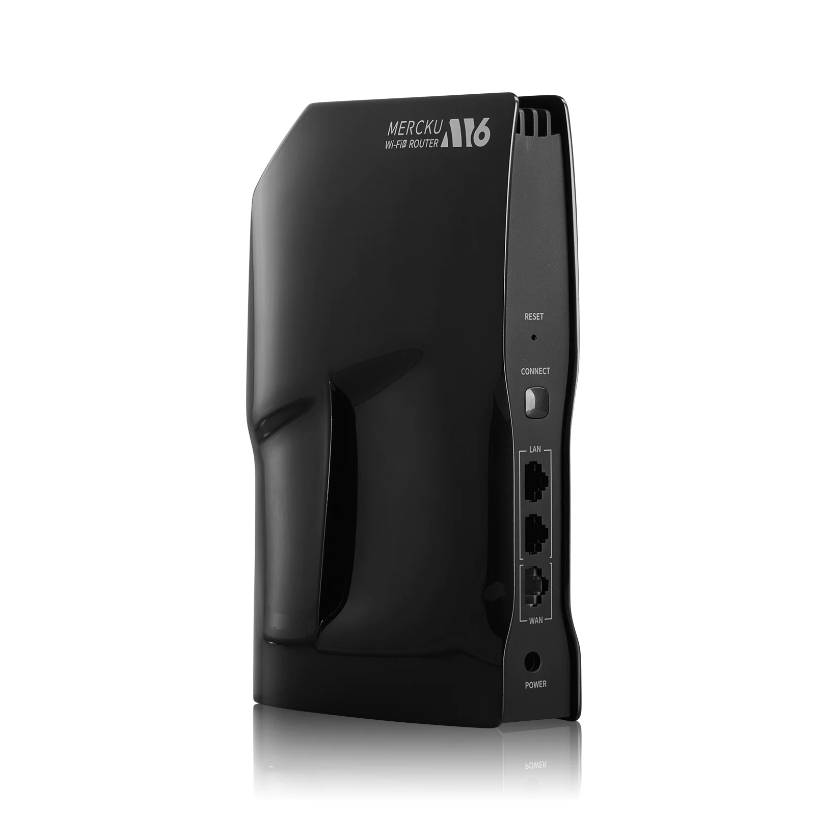 Mercku M6 Wi-Fi 6 Router Black Back