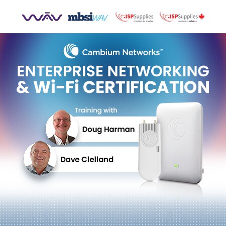 Cambium Networks Enterprise Networking and Wi-Fi Certification November 2025